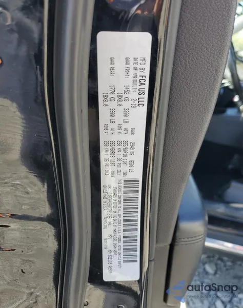 2019 Dodge Durango Sxt z USA, uszkodzony, nr VIN 1C4RDHAG8KC701036